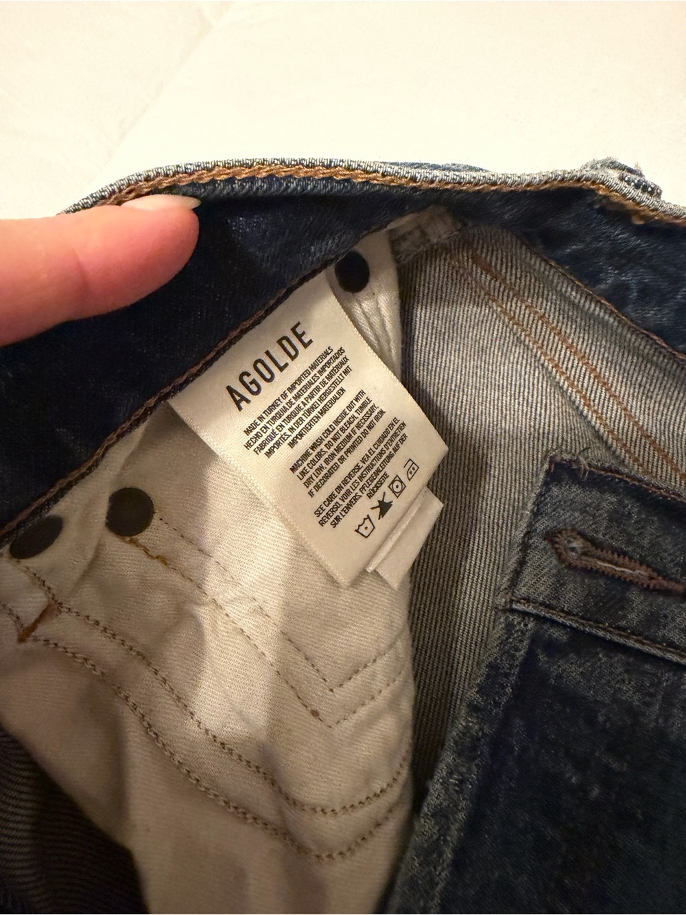 Agolde Riley High Rise Straight Crop Jeans - Picture 5 of 7